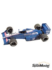 Tameo Kits TMK122: Car scale model kit 1/43 scale - Brabham Judd BT59  Brabham Racing Organisation Team sponsored by Aoba Eurojersey #7, 8 - David  Brabham (AU), Stefano Modena (IT) - Japanese